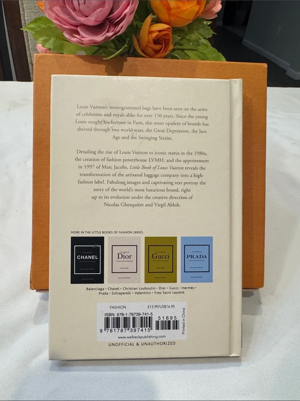 Authentic Louis Vuitton Monogram Hardcover Book
